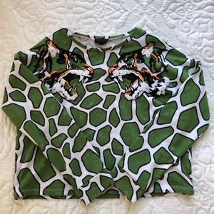 TopShop Crocodile Print with Tigers Pullover